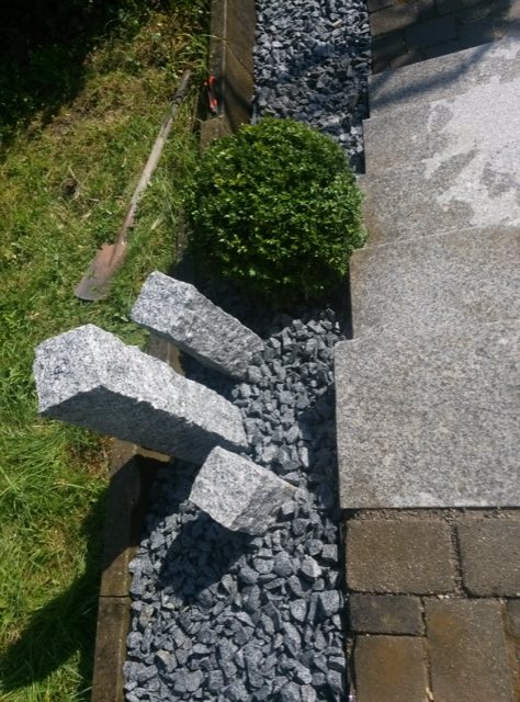 Blockstufen aus Granit